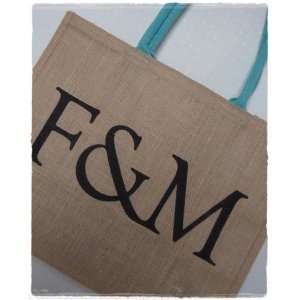 画像: fortnum&mason☆麻エコバッグ