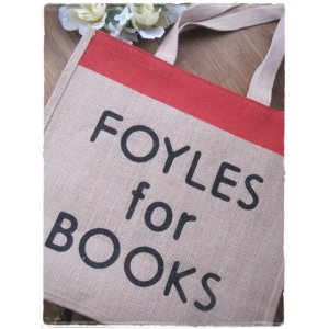 画像: イギリス：『FOYLES』麻のエコバッグ　（FOYLES for Books）