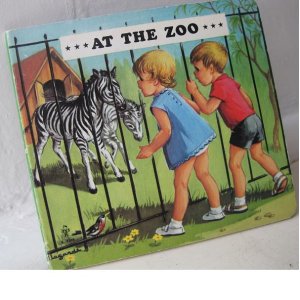 画像: ヴィンテージ絵本「AT THE ZOO」