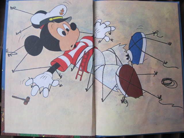 画像: ディズニー絵本：Gulliver Mickey-1975