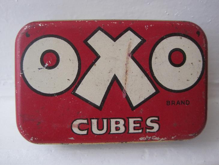 画像: イギリスアンティーク*OXOスモール缶 