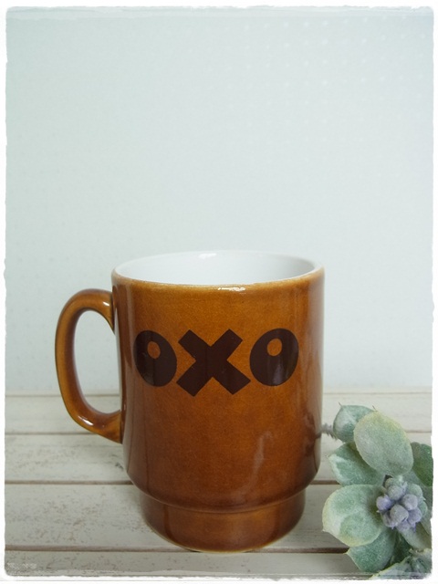画像1: OXO◇ マグカップ（ブラウン01）