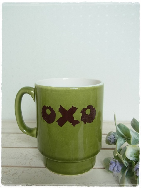 画像1: OXO◇ マグカップ（グリーン01）