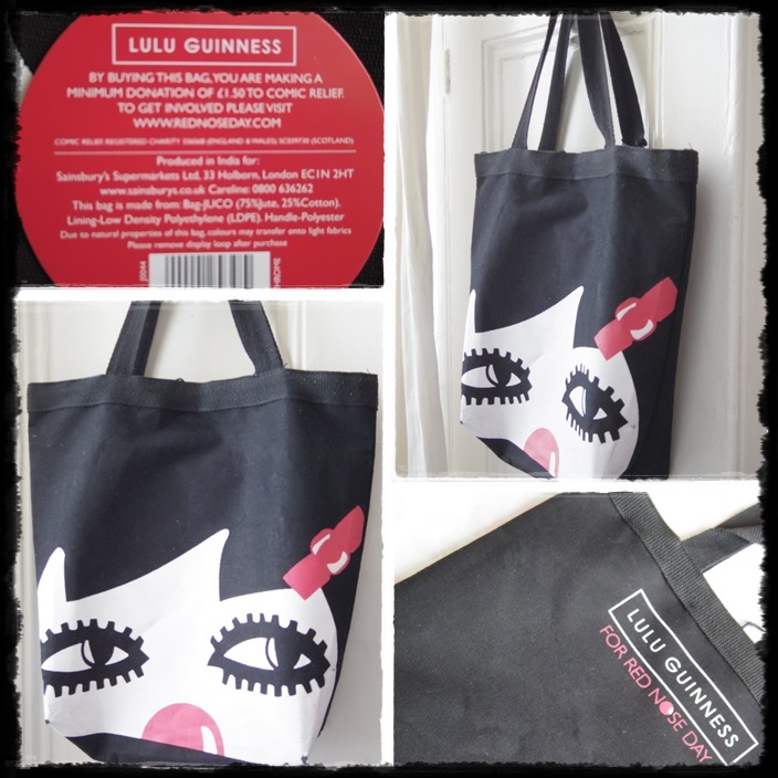 画像: Sainsbury's x Lulu Guinness◇エコバッグ（RED NOSE DAY 2）