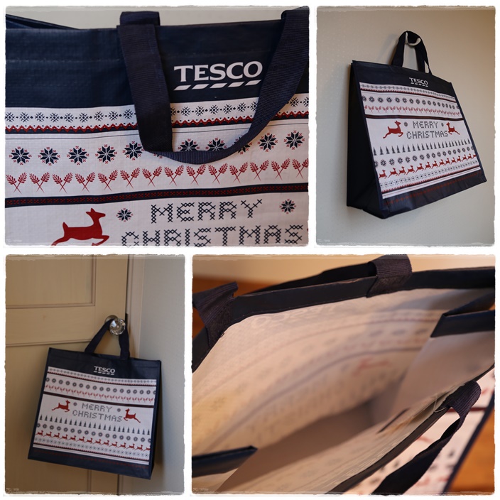 画像: Tesco◇エコバッグ*クリスマス（ビニール製）