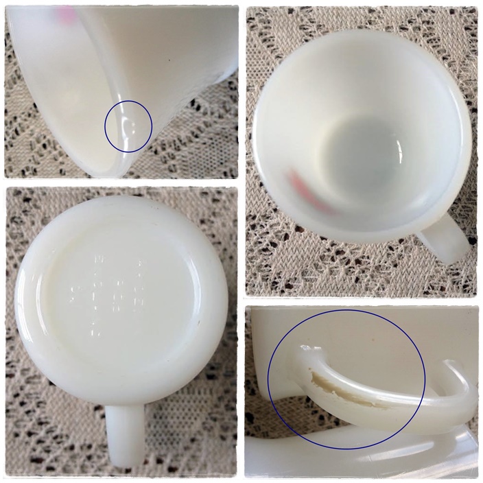 画像: PHOENIX☆ ミルクグラスのマグカップ５個セット