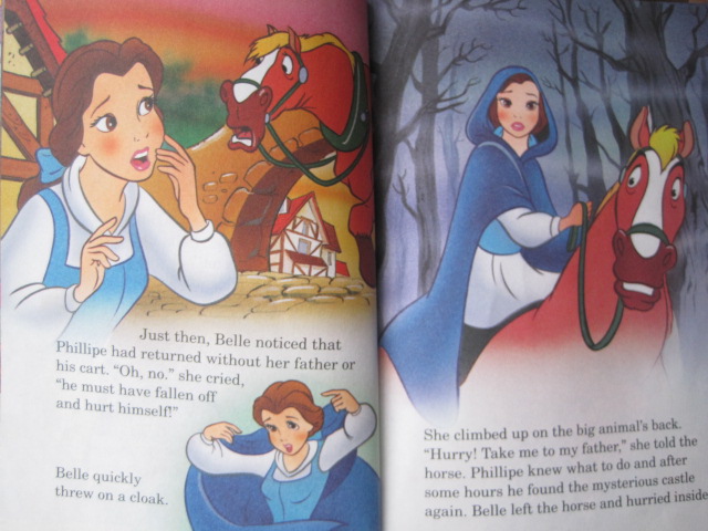 画像: ディズニー絵本：Beauty and the Beast -1992