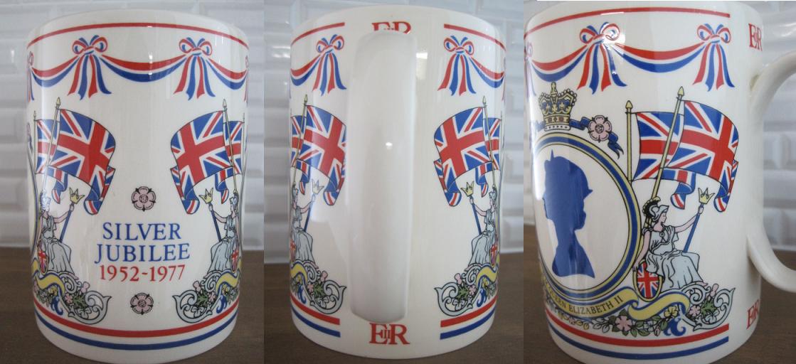 画像: 1952-1977・英国王室シルバージュビリーカップ（Wedgwood)