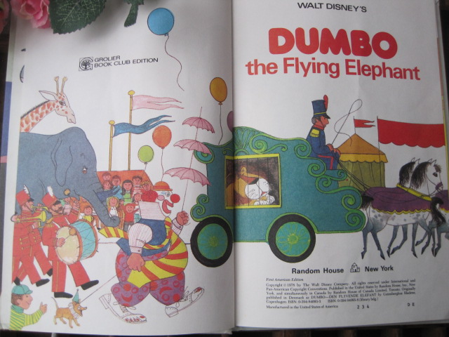 画像: ディズニー絵本：DUMBO -1978