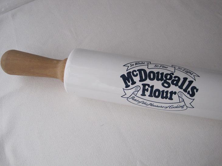 画像: イギリスアンティーク*ローリングピン『Mc Dougalls Flour』