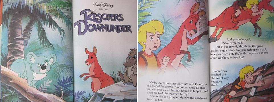 画像: ディズニー絵本：The Rescuers downunder-1992