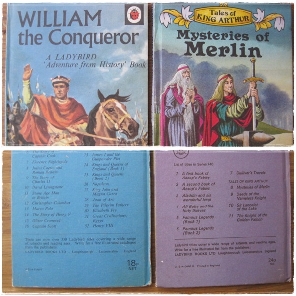 画像: 絵本Lady Bird：WILLIAM THE Conqueror / Mysteries Of Merlin　2冊セット