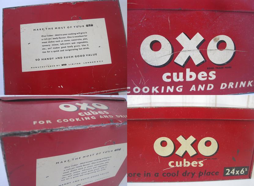 画像: イギリスアンティーク*OXO cubes缶 