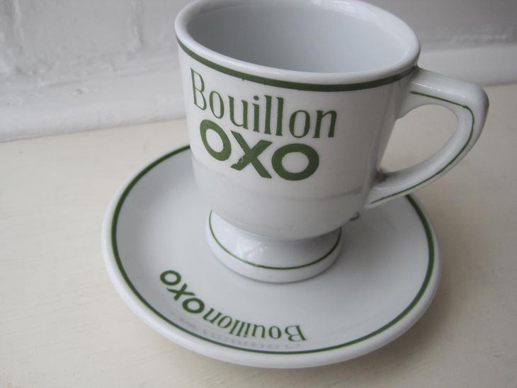 画像: イギリスアンティーク*OXO フレンチカップ&ソーサー